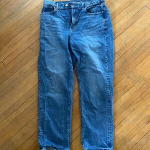 American Eagle Super Highrise Straight Jeans